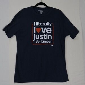I literally love Justin Verlander quote from Jose Altuve T-shirt Large